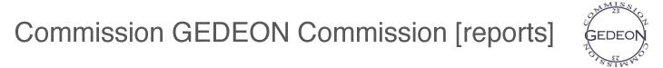 Commission GEDEON Commission [Reports]